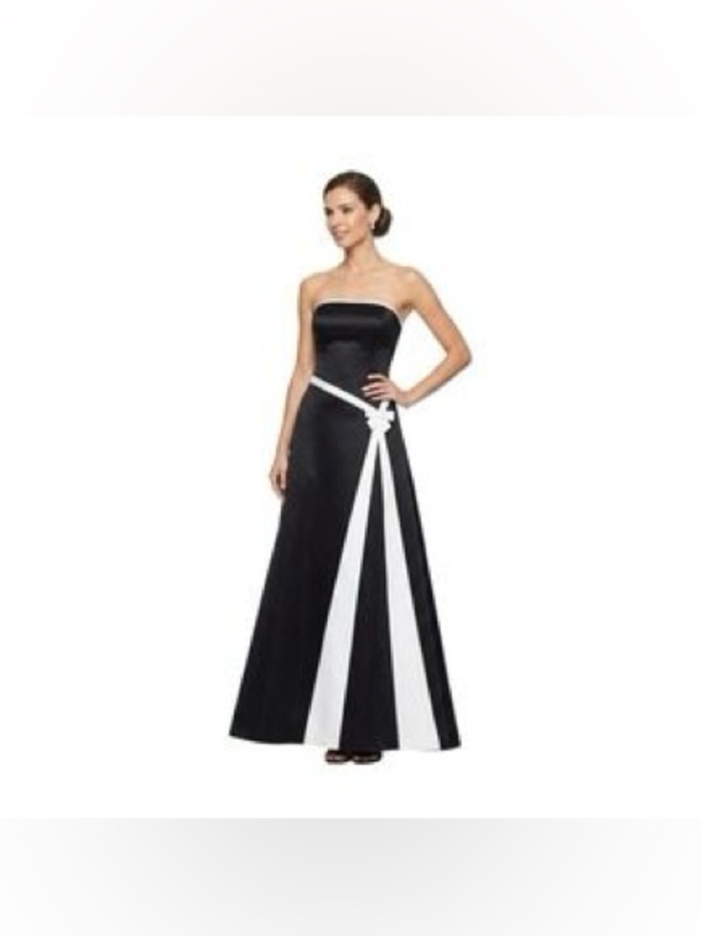 Vintage Alfred Angelo Satin Evening Dress Special Occasion Maxi Dress Possible
